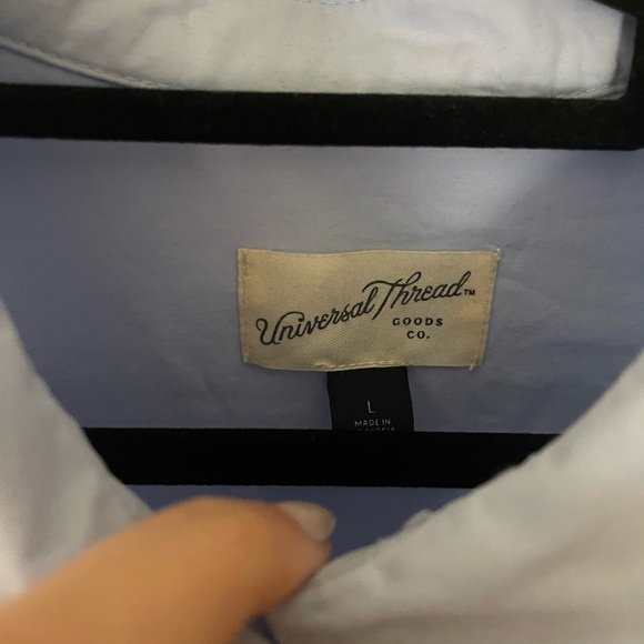 Universal Thread Light Blue Button-Up Shirt - Picture 3 of 3